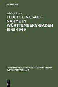 Flüchtlingsaufnahme in Württemberg-Baden 1945–1949_cover