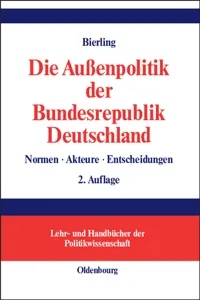 Die Außenpolitik der Bundesrepublik Deutschland_cover