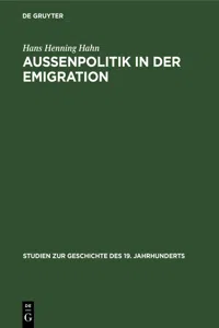 Außenpolitik in der Emigration_cover