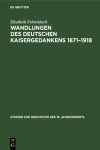 Wandlungen des deutschen Kaisergedankens 1871–1918_cover