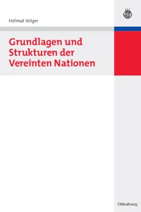 Grundlagen und Strukturen der Vereinten Nationen_cover