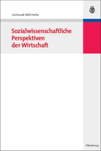 Sozialwissenschaftliche Perspektiven der Wirtschaft_cover