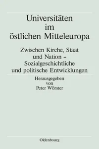 Universitäten im östlichen Mitteleuropa_cover