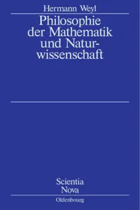 Philosophie der Mathematik und Naturwissenschaft_cover