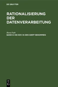 Die EDV in den Griff bekommen_cover