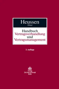 Handbuch Vertragsverhandlung und Vertragsmanagement_cover