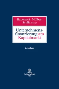 Unternehmensfinanzierung am Kapitalmarkt_cover