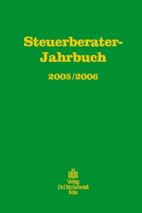 Steuerberater-Jahrbuch 2005/2006_cover