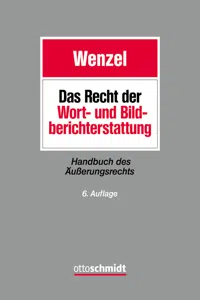 Das Recht der Wort- und Bildberichterstattung_cover