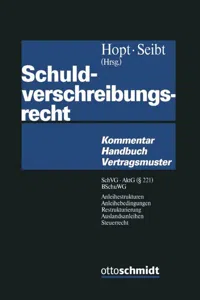 Schuldverschreibungsrecht_cover