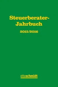 Steuerberater-Jahrbuch 2015/2016_cover