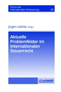 Aktuelle Problemfelder im Internationalen Steuerrecht_cover