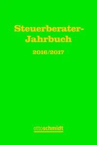 Steuerberater-Jahrbuch 2016/2017_cover