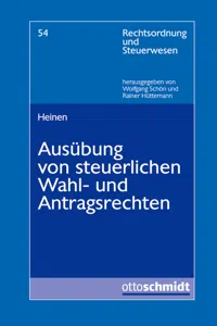 Ausübung von steuerlichen Wahl- und Antragsrechten_cover