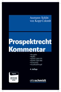 Prospektrecht Kommentar_cover