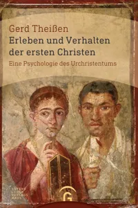 Erleben und Verhalten der ersten Christen_cover