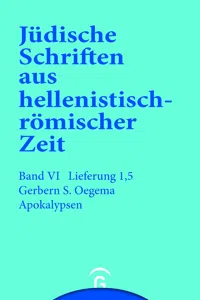 Einführung zu den Jüdischen Schriften aus hellenistisch-römischer Zeit, Faszikel 5 - Apokalypsen_cover