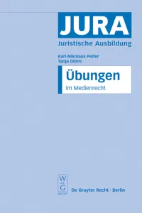 Übungen im Medienrecht_cover