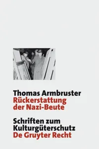 Rückerstattung der Nazi-Beute_cover