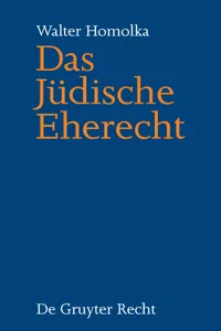 Das Jüdische Eherecht_cover