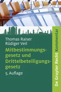 Mitbestimmungsgesetz und Drittelbeteiligungsgesetz_cover