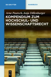Kompendium zum Hochschul- und Wissenschaftsrecht_cover