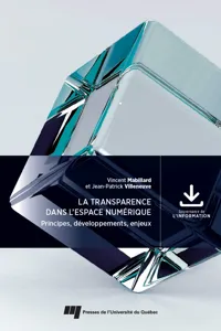 La transparence dans l'espace numérique_cover