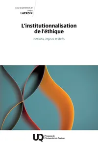 L’institutionnalisation de l’éthique_cover