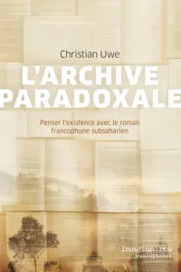 L'archive paradoxale_cover