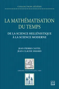 La mathématisation du temps_cover