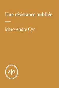 Une résistance oubliée_cover