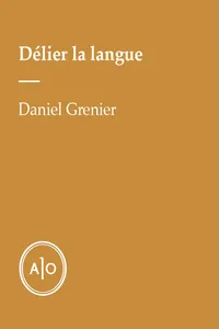 Délier la langue_cover