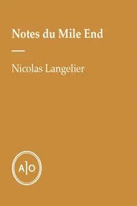 Notes du Mile End_cover