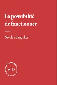 La possibilité de fonctionner_cover