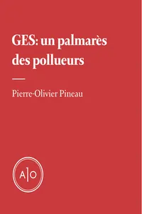 GES: Un palmarès des pollueurs_cover