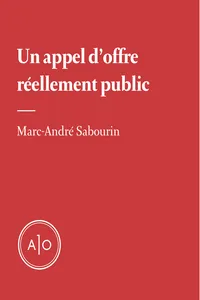 Un appel d'offres réellement public_cover