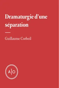 Dramaturgie d'une séparation_cover