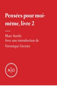 Pensées pour moi-même, livre 2_cover