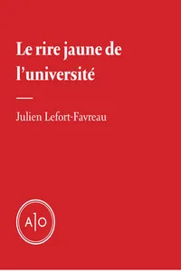 Le rire jaune de l'université_cover