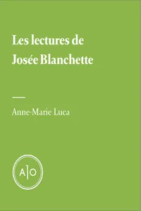 Les lectures de Josée Blanchette_cover