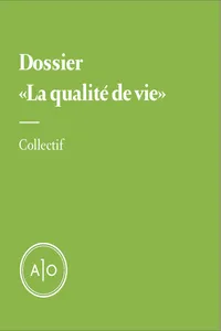 Dossier La qualité de vie_cover