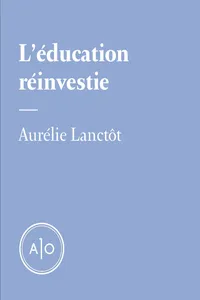 L'éducation réinvestie_cover