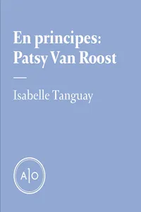 En principes: Patsy Van Roost_cover