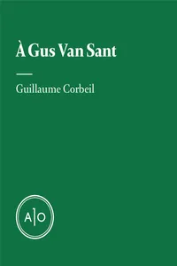 À Gus Van Sant_cover