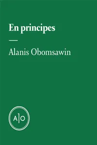 En principes: Alanis Obomsawin_cover