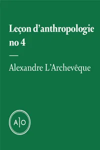 Leçon d'anthropologie #4_cover