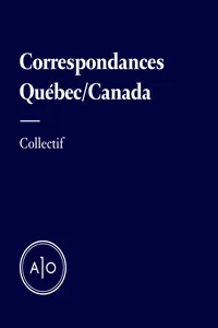 Correspondances - Québec/Canada_cover