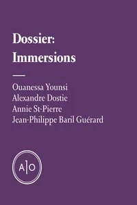 Dossier Immersions_cover