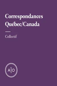 Correspondances Québec/Canada_cover