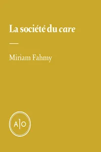 La société du «care»_cover